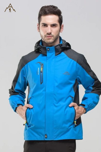 Veste Impermeable Trekking/Randonnée Montagne Homme