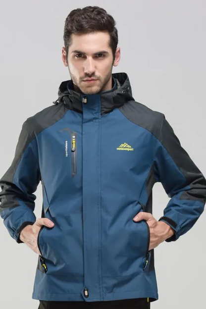 Veste Impermeable Trekking/Randonnée Montagne Homme